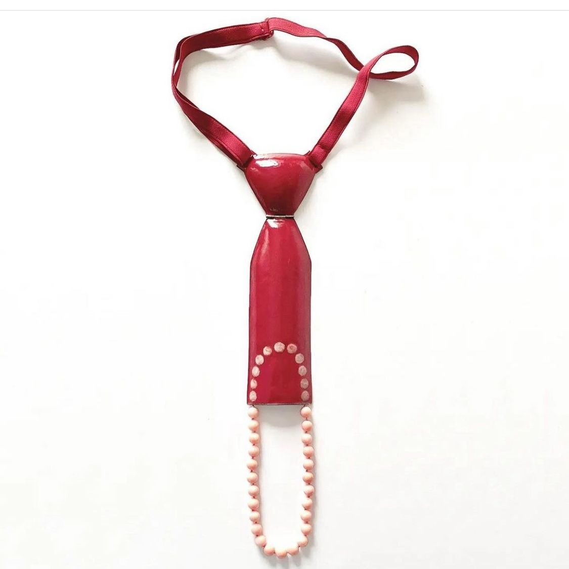 Annette Dam at NYC Jewelry Week Nov 13-19 2023 participating at Charon Kransens exhibition RED, Ignite the Fire 45+ international jewelry artists show work in which the dominant color is RED The art historian/curator Nichka Marobin from Italy will lecture on the meaning of RED